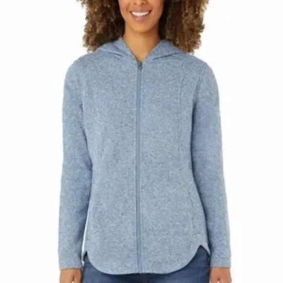 Eddie Bauer Ladies' Full Zip Jacket Medium Blue - Picture 1 of 5